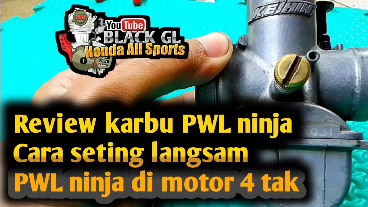 Review Karbu ninja. Karbu ninja di motor 4 tak. cara seting langsam pada motor. karbu PWL 26.