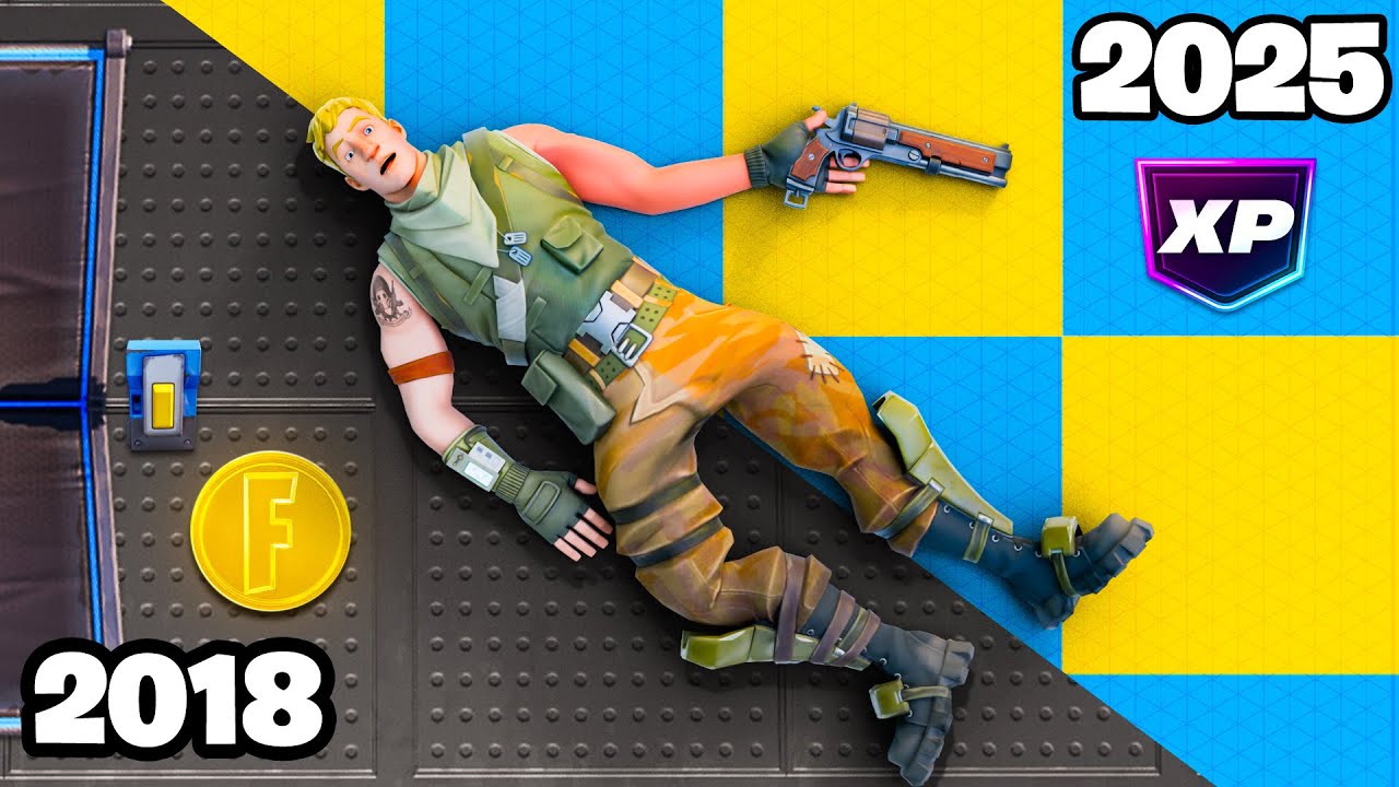 Je suis Retourné sur les Maps Fortnite les Plus Populaires de chaque Année..🥲
