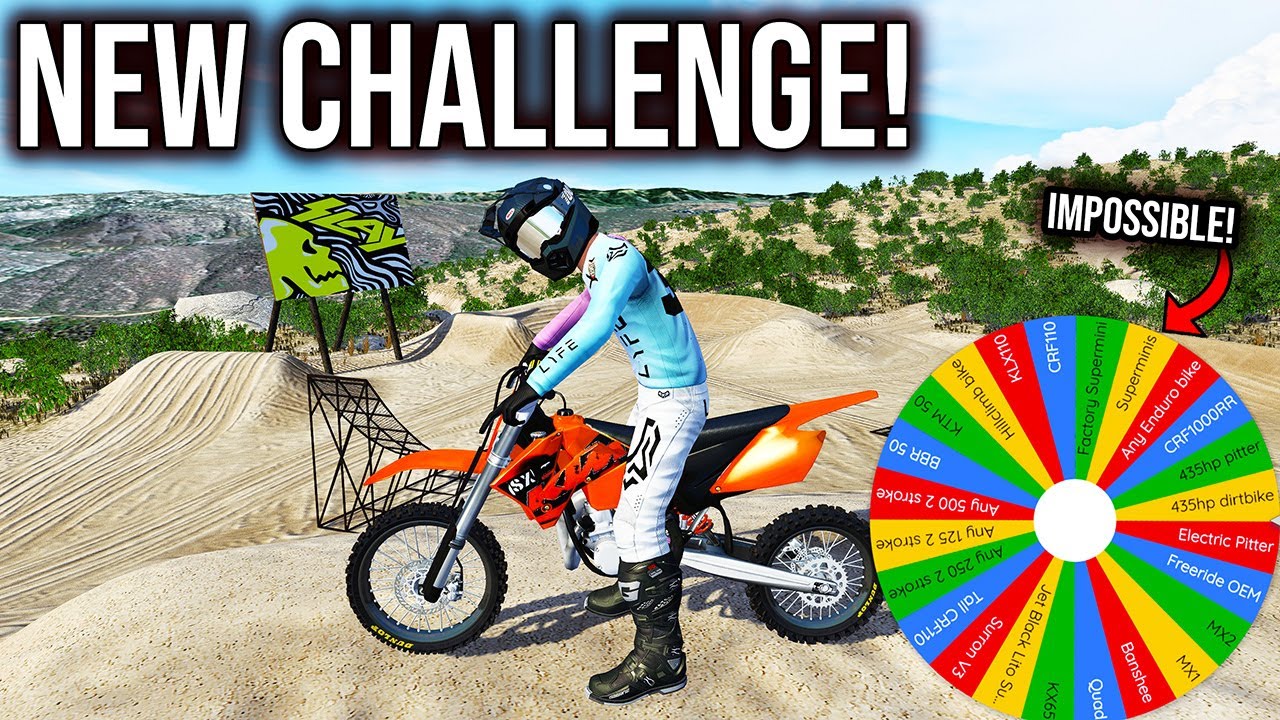 CAN I CLEAR THIS 250FT JUMP AT SLAYGROUND BUT WITH A HUGE CHALLENGE!? (MXBIKES)