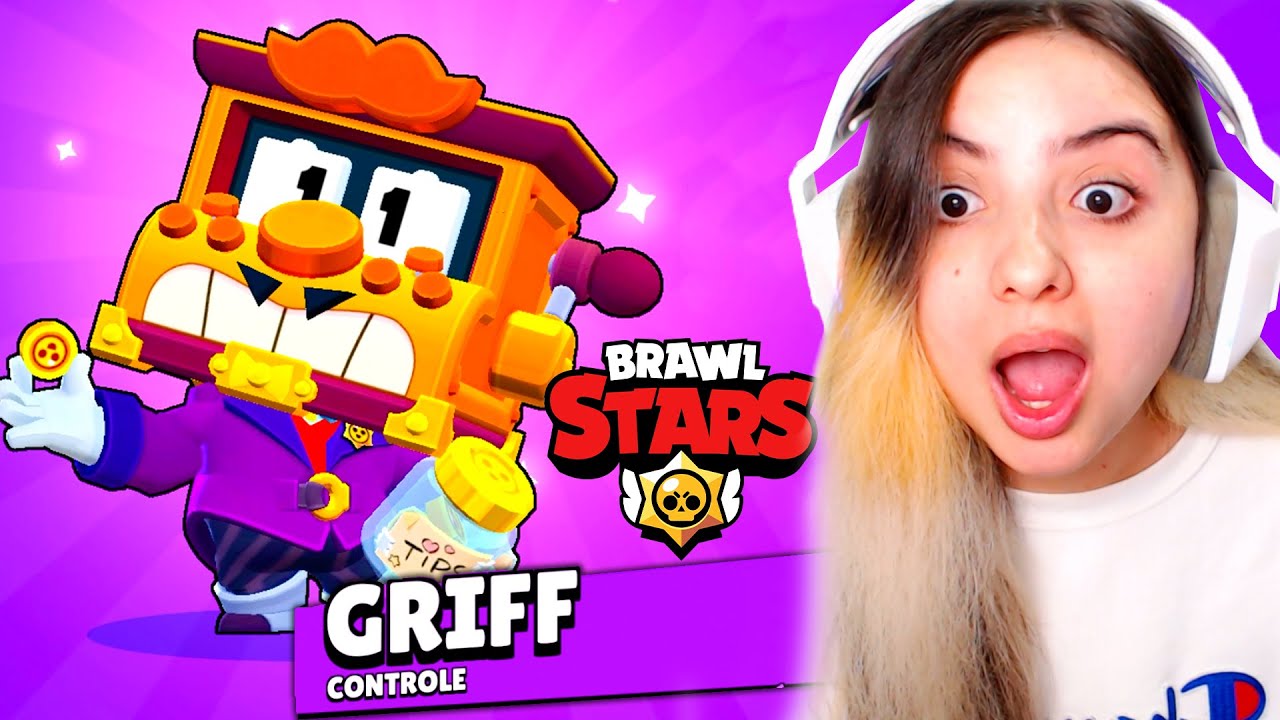 Escolhi o Novo Brawler Griff e fiquei viciada nele no Brawl Stars