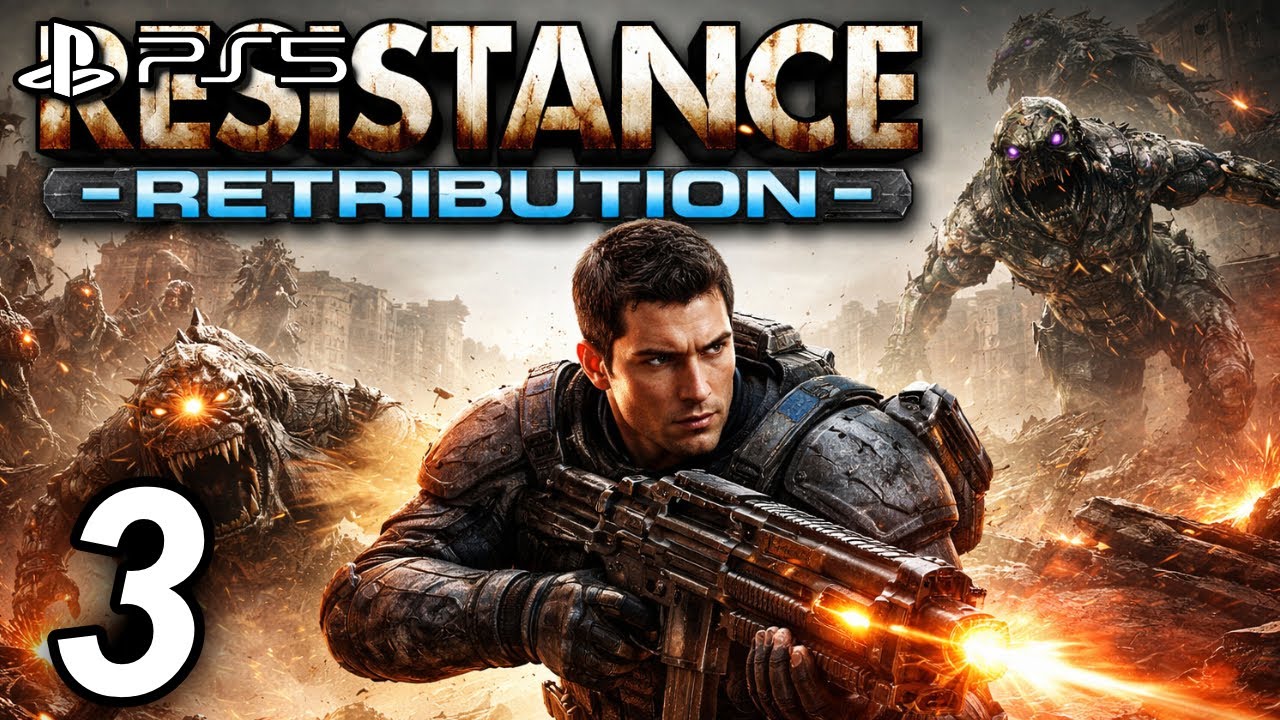 Прохождение игры Resistance Retribution на PS5, часть 3, ПОЛНАЯ ВЕРСИЯ ИГРЫ - Без комментариев.
