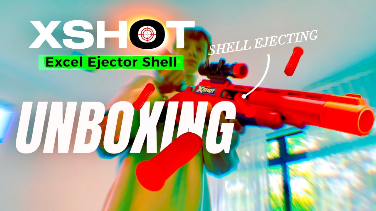 XShot Excel Ejector Shell Unboxing!