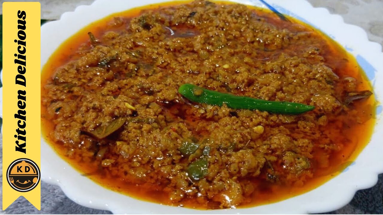 Hydrabadi Style Masaledar Mutton Keema || Mutton Keema|| Hydrabadi Mutton Keema By Kitchen Delicious