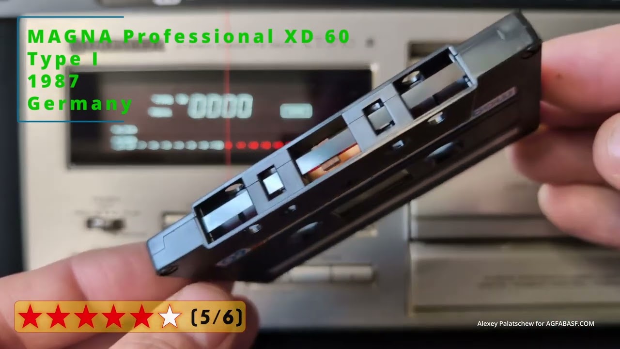 MAGNA Professional XD 60 Type I Germany 1987_Compact Cassette