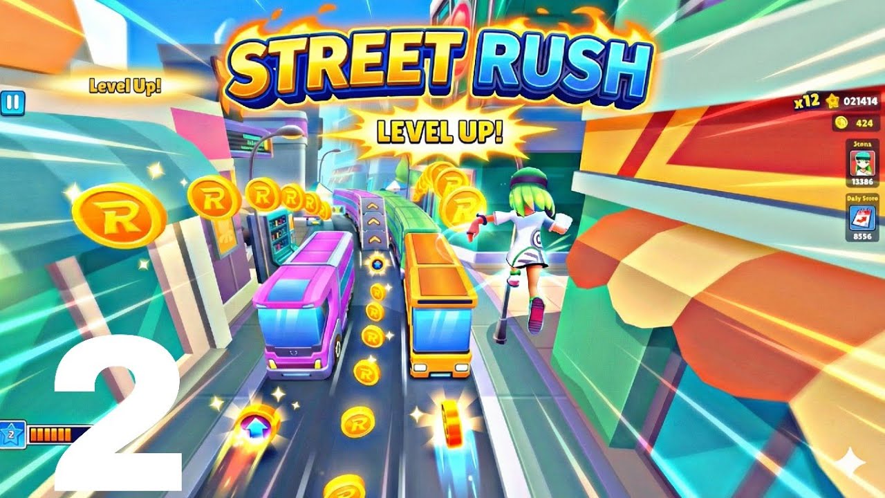 Street Rush 😮 walkthrough Hard gameplay.