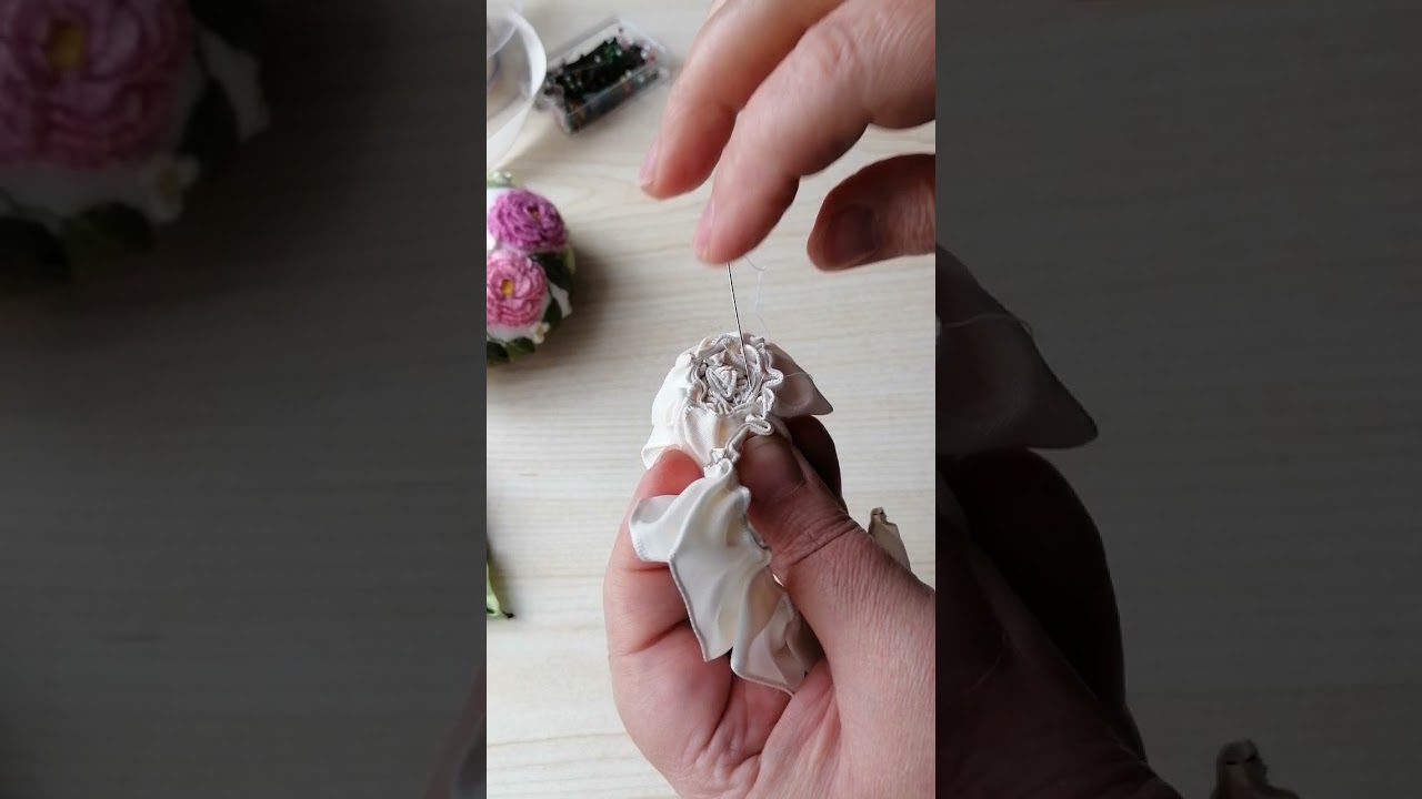 Telli kurdeleyle harika güller 🌹 🌹