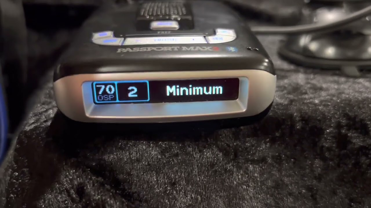 Escort Passport Max2 Radar Detector Button Demo for EBay
