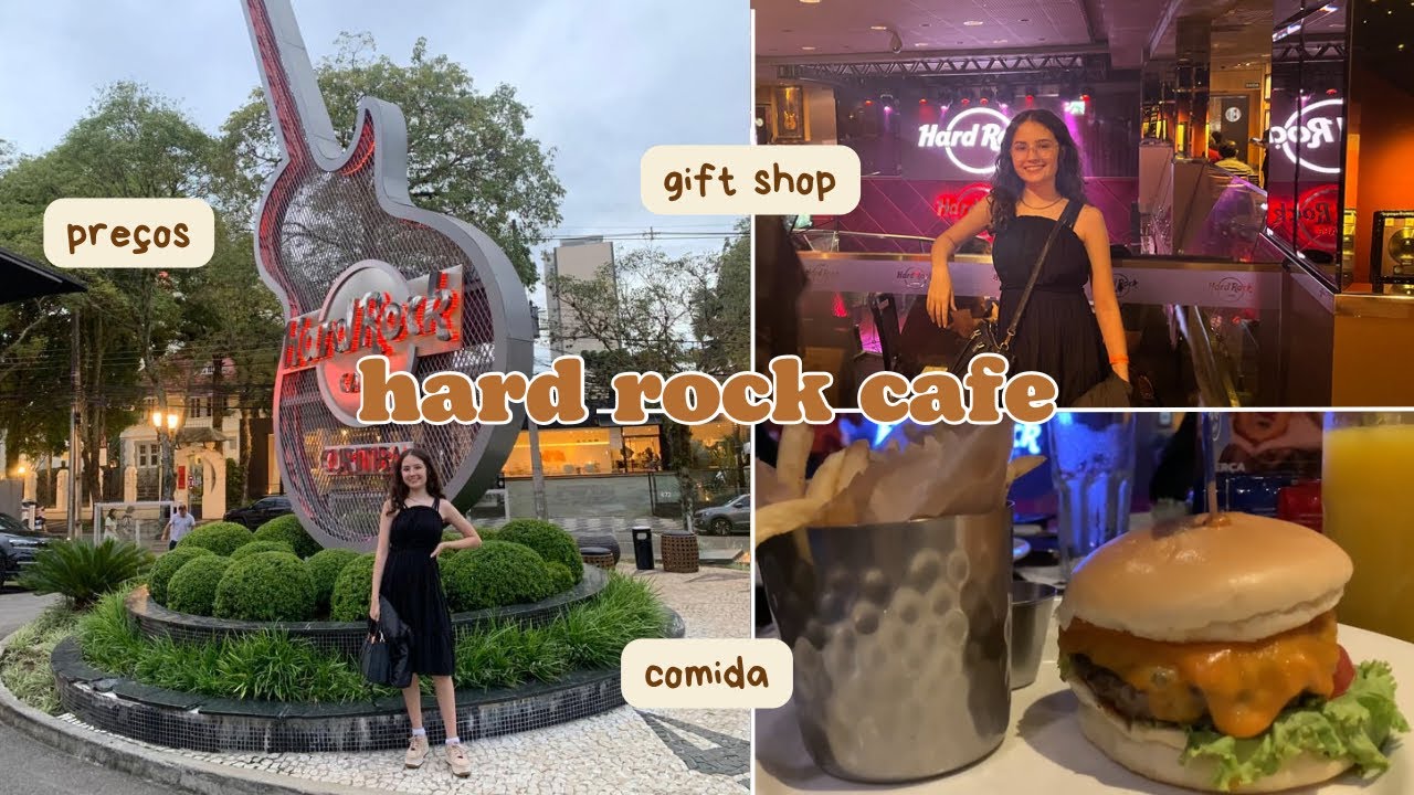 HARD ROCK CAFE CURITIBA: resenha completa - preços, cardápio, gift shop + vale a pena? | vlog #4