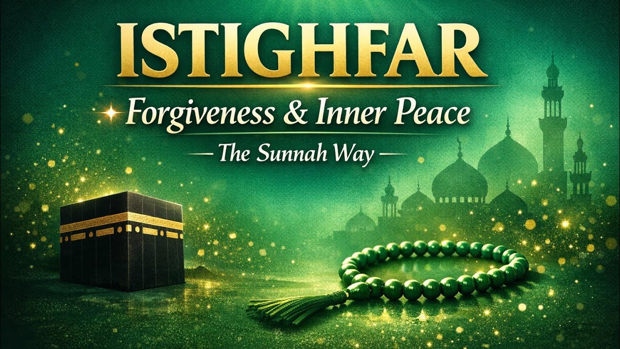 💚 استغفار: گناہوں کی معافی، دل کا سکون✨ ہمارے اعمال اور رسول ﷺ کا مبارک معمول