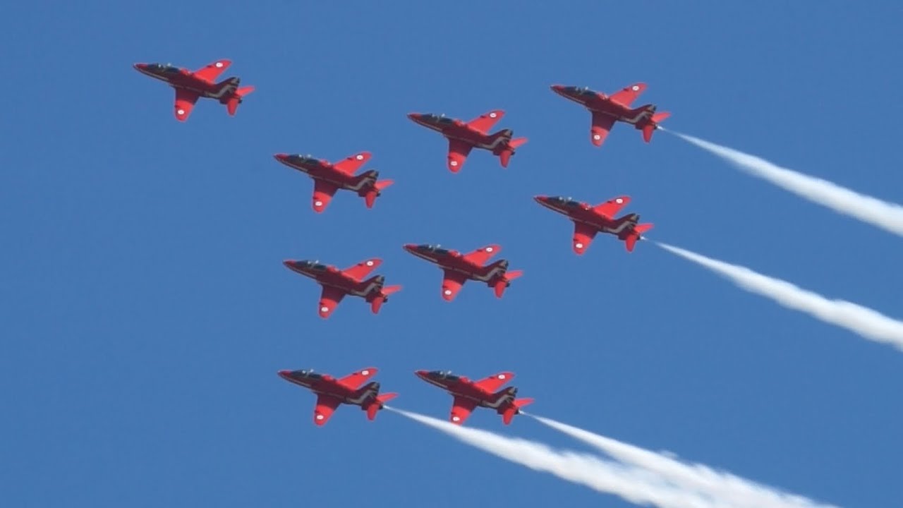 The Red Arrows at Old Warden 8th May 2016
