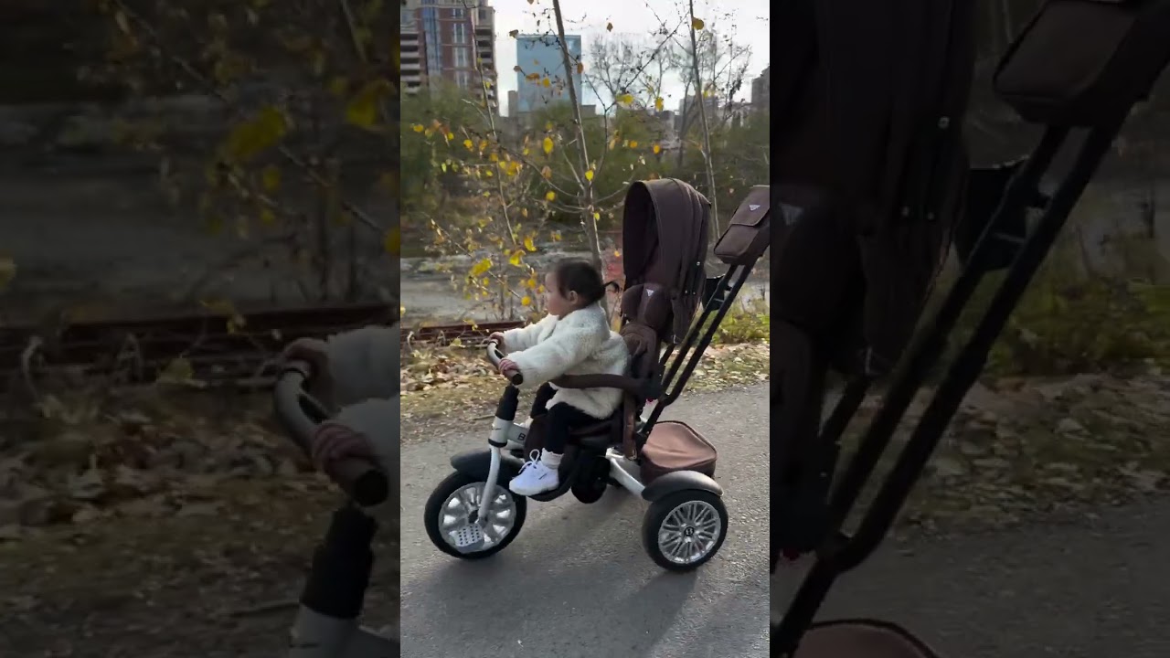 Luxury 🤝 your toddler #shorts #Bentley #bentleytrike #parenting #toddler