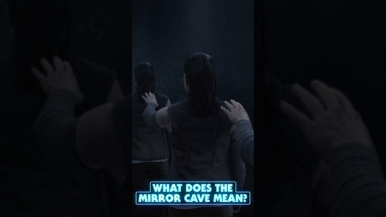 What does Rey's vision in the mirror cave mean?