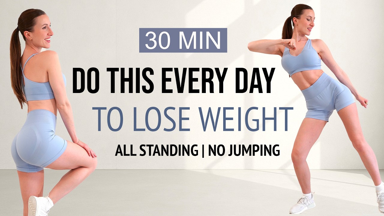 Do This Every Day To Lose Weight & Tone Your Body🔥| All Standing + No Jumping | Sweat Guaranteed