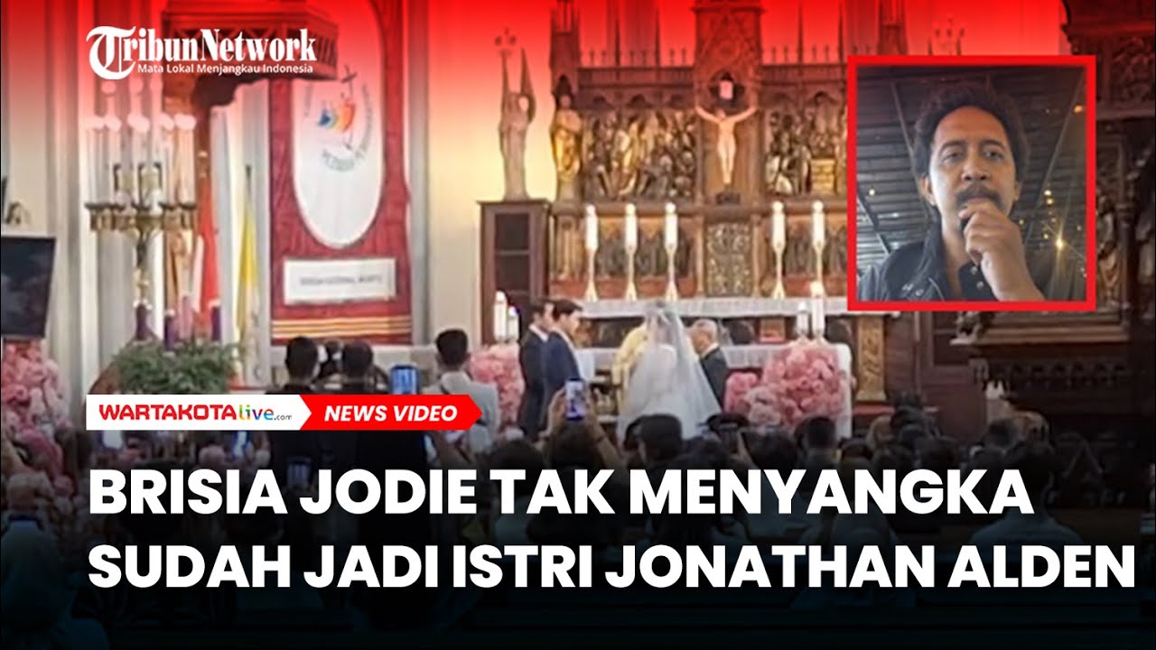 Menikah di Katedral, Brisia Jodie Tak Menyangka Sudah Jadi Istri Jonathan Alden