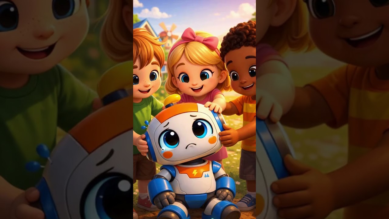 Zippy the Robot Learns to Try 🤖| Kids Moral Story 