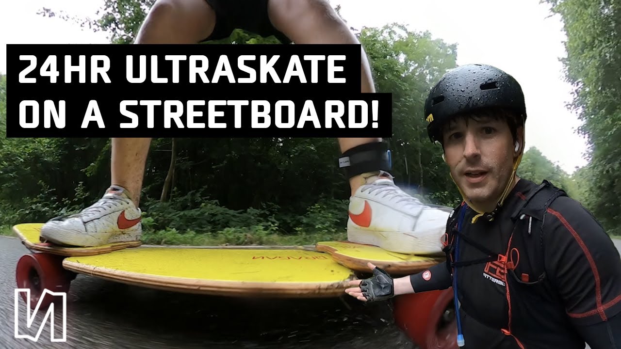 24 Hour Ultra Skate on a Streetboard!