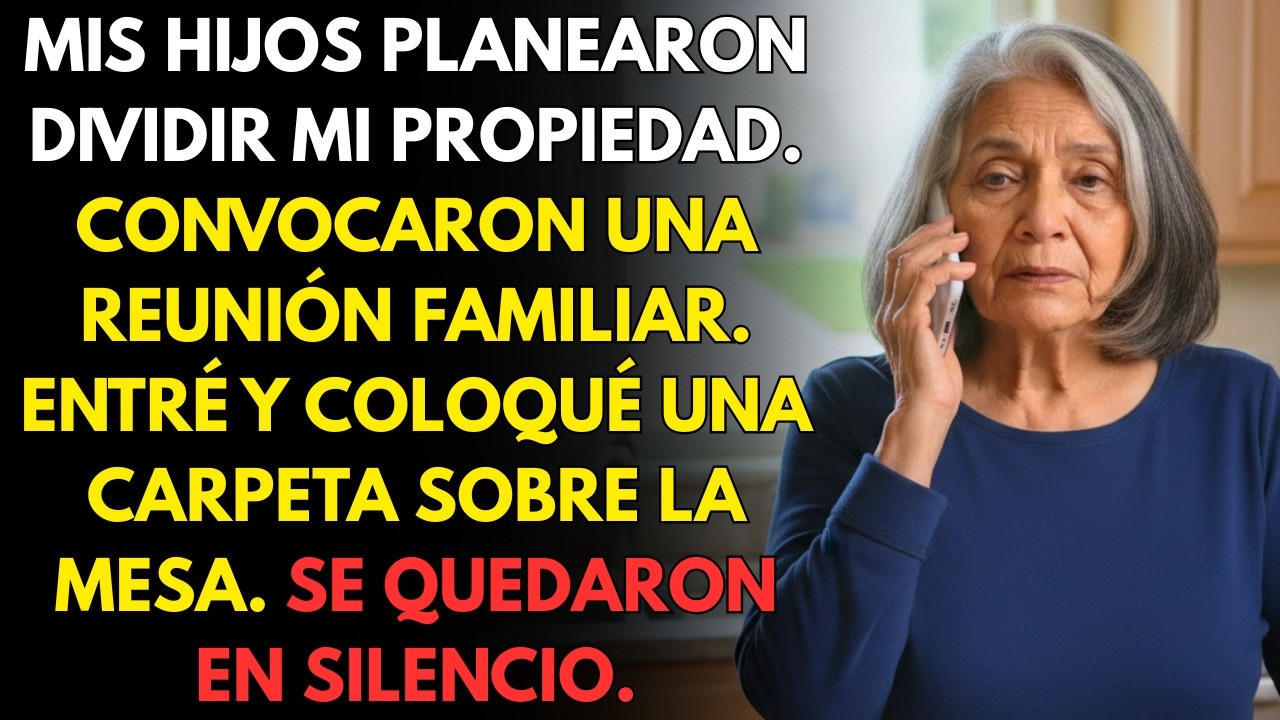 Antes de que discutieran dividir mi propiedad, yo ya había modificado los documentos.