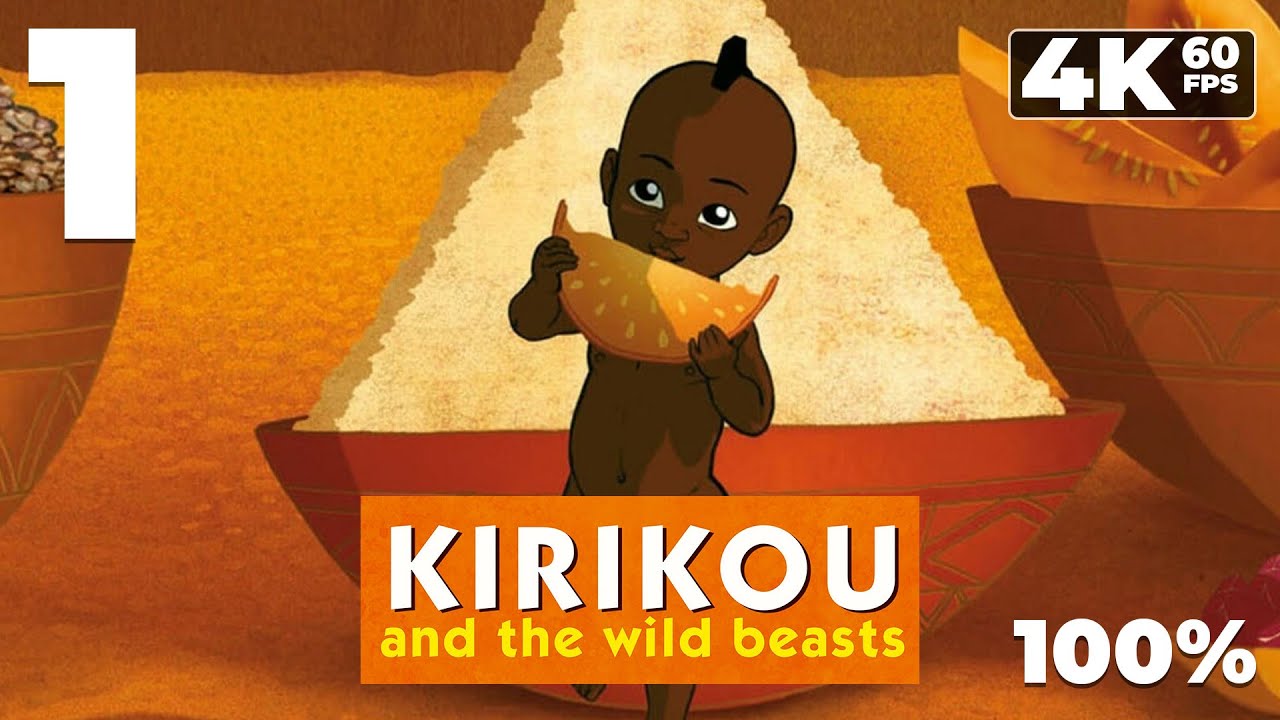 Kirikou and the Wild Beasts (PC) - 4K60 Walkthrough 100% Level 1 - Warn the Village!