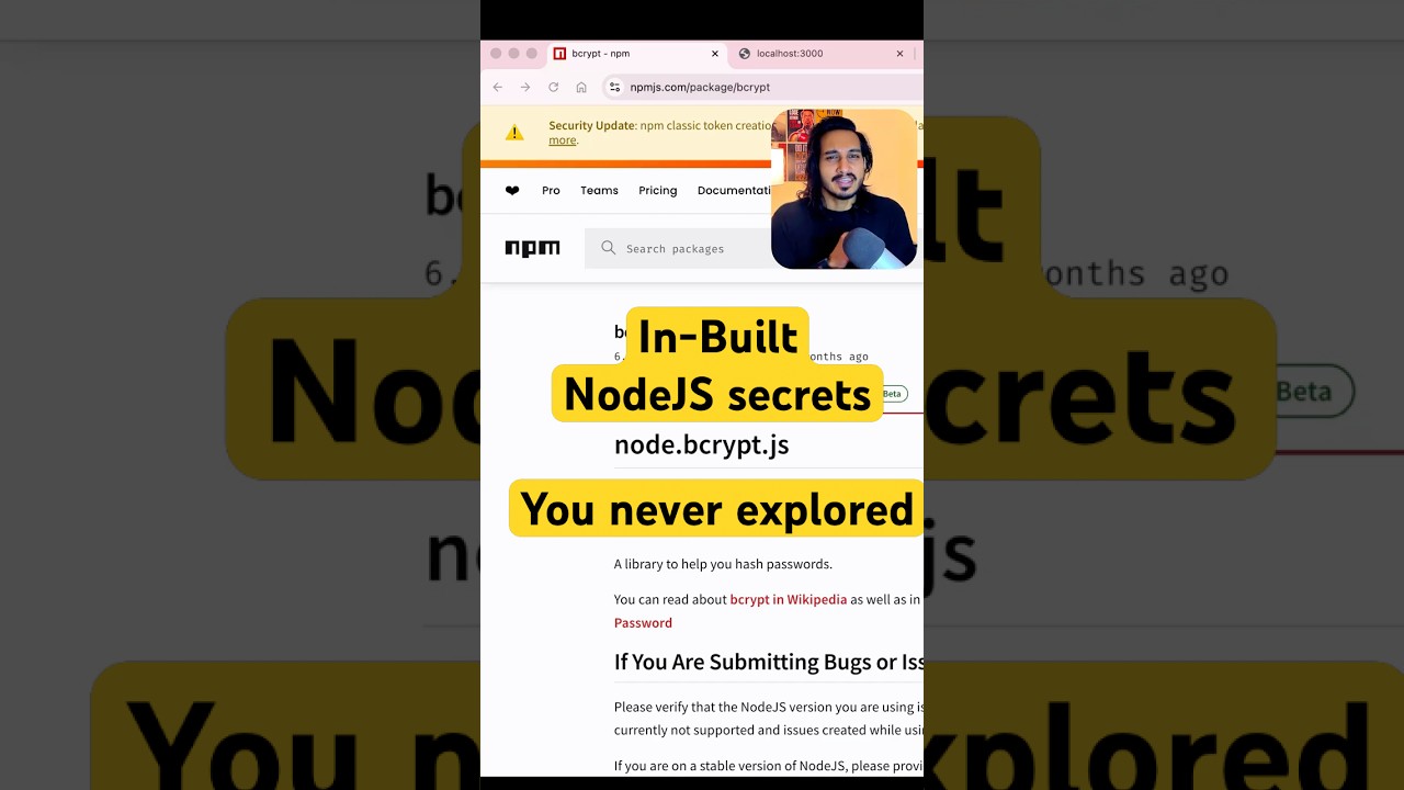 🔥 Built-in Node.js Secrets That Are Faster & Safer (No NPM Bloat!)