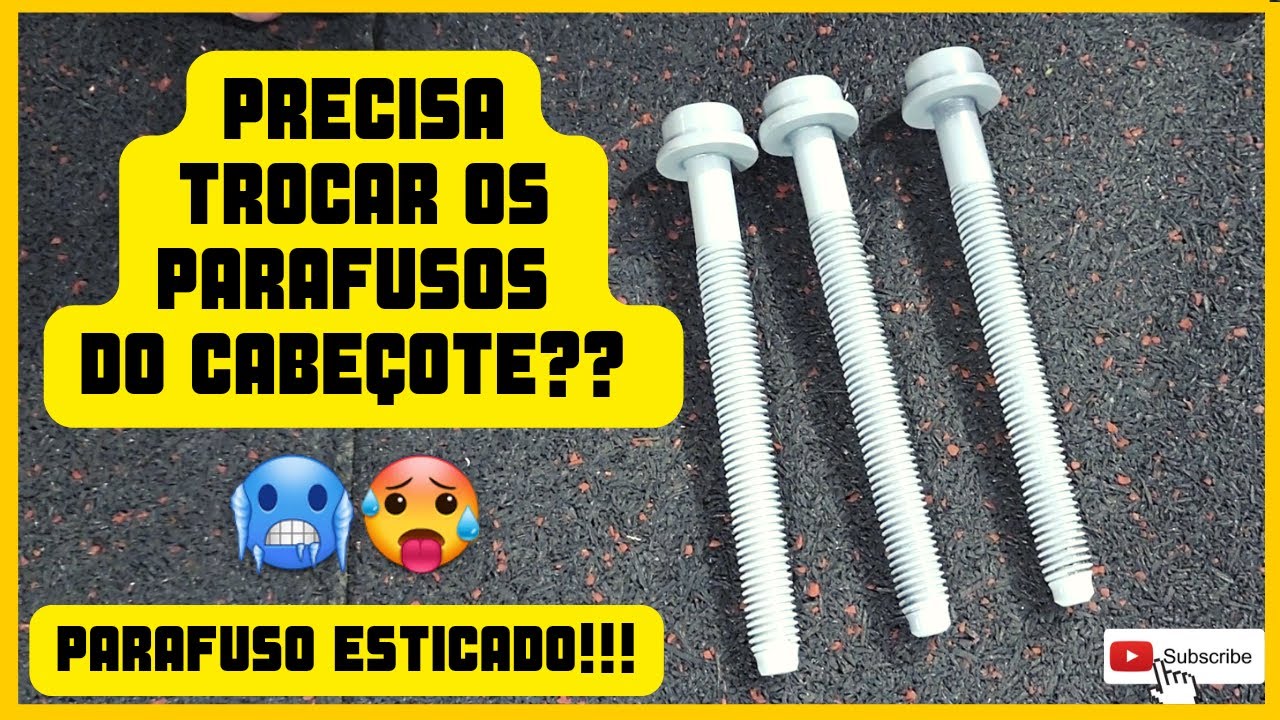 TROCAR PARAFUSOS DO CABEÇOTE?? VERDADE OU MITO??🥶😡 PARAFUSO ESTICADO!?