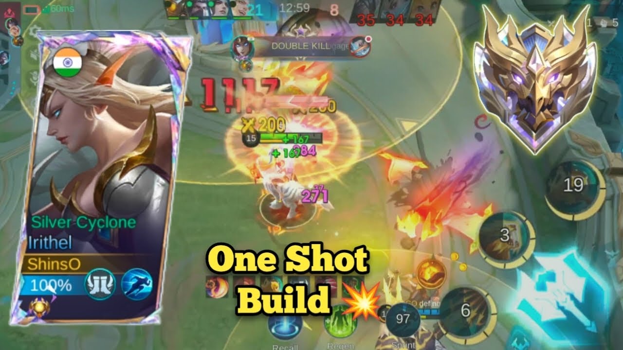Irithel One shot build 💥 | Insane Damage ⚡| Irithel best build 2025