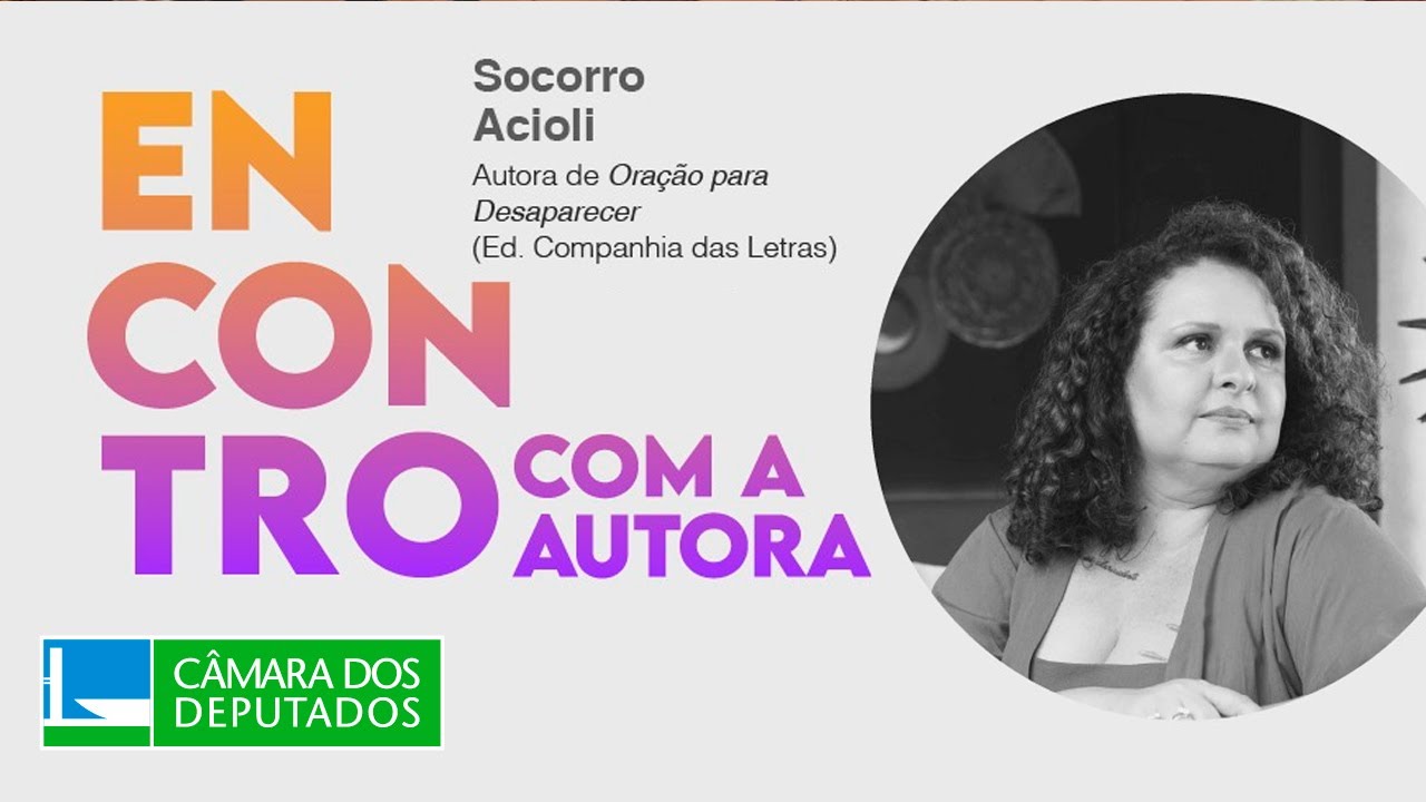 Encontro com a Autora Socorro Acioli (gravado em 19 de abril de 2024) - 09/05/24