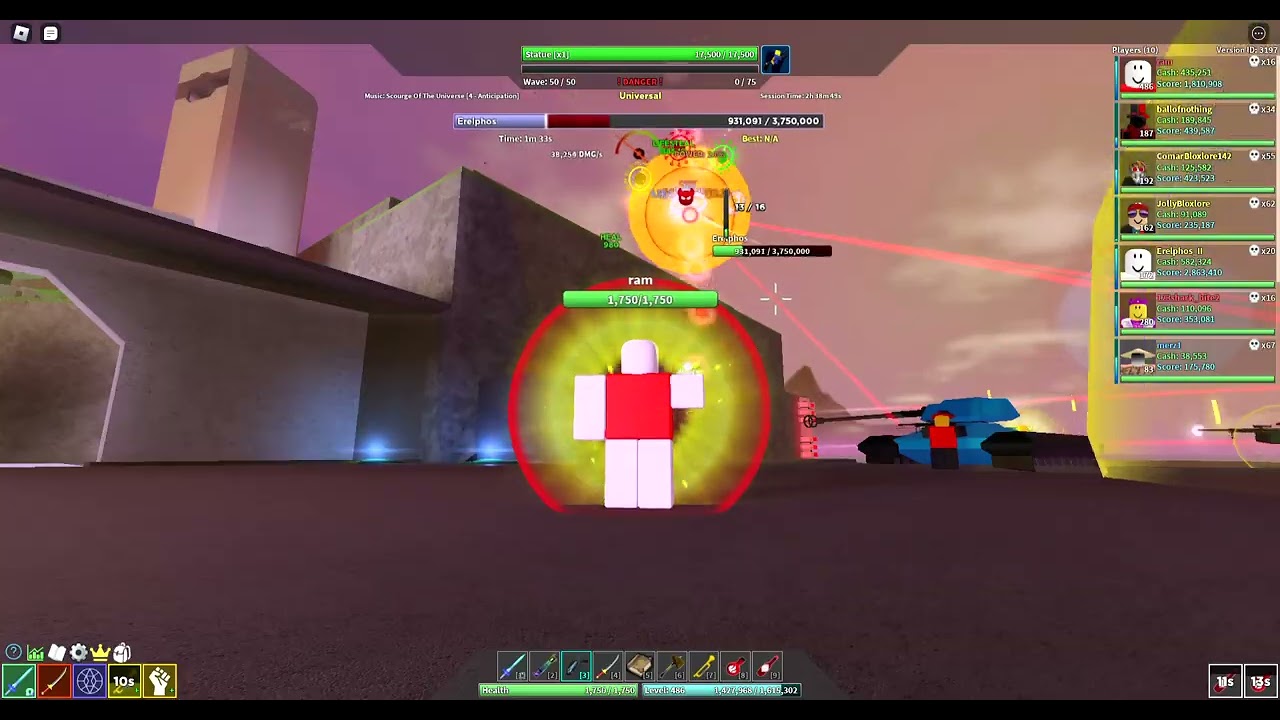 Erelphos Boss Fight | Defend the Statue: Eras of Conflict