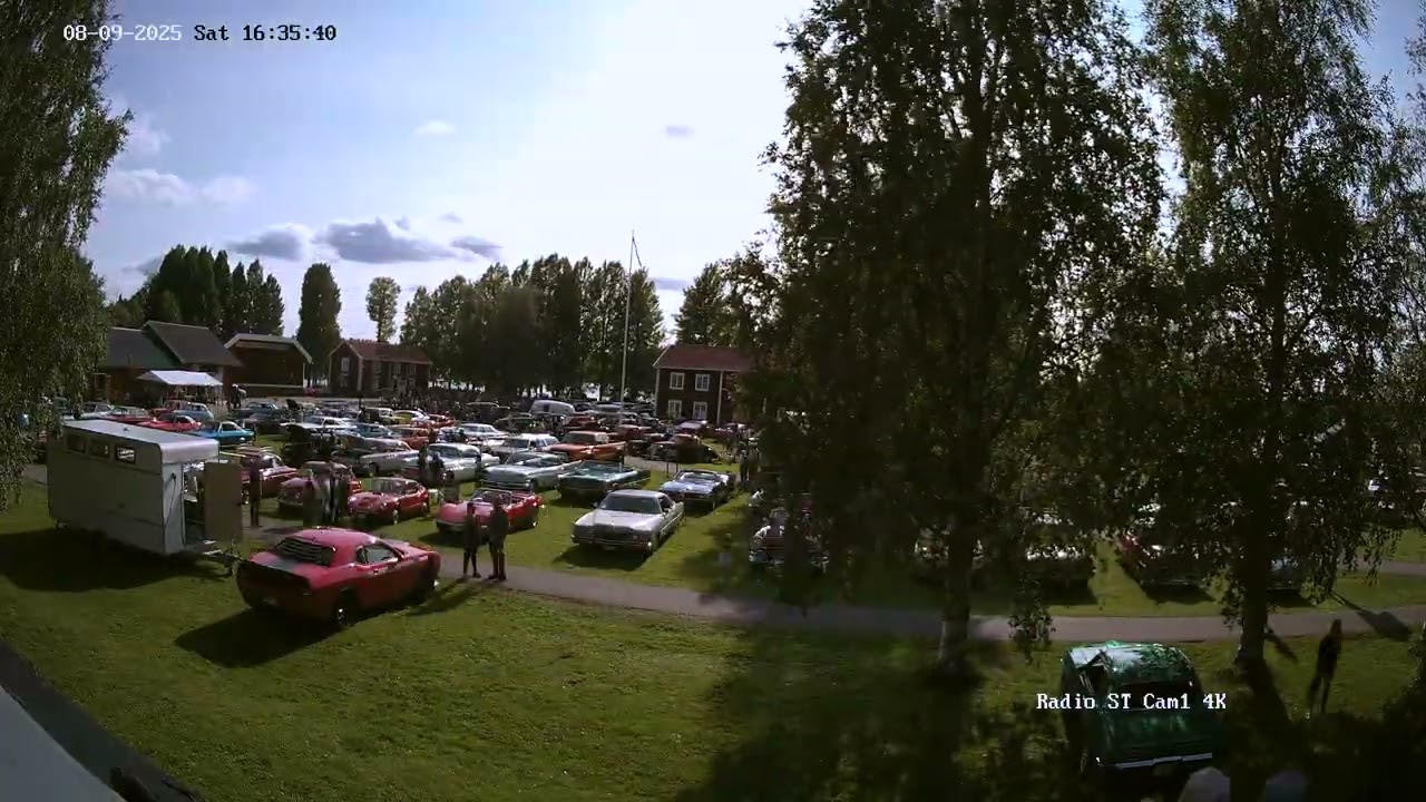 Timelapsefilm från Cruising Strömsunds bilutställning på Ströms hembygdsgård den 9 aug 2025