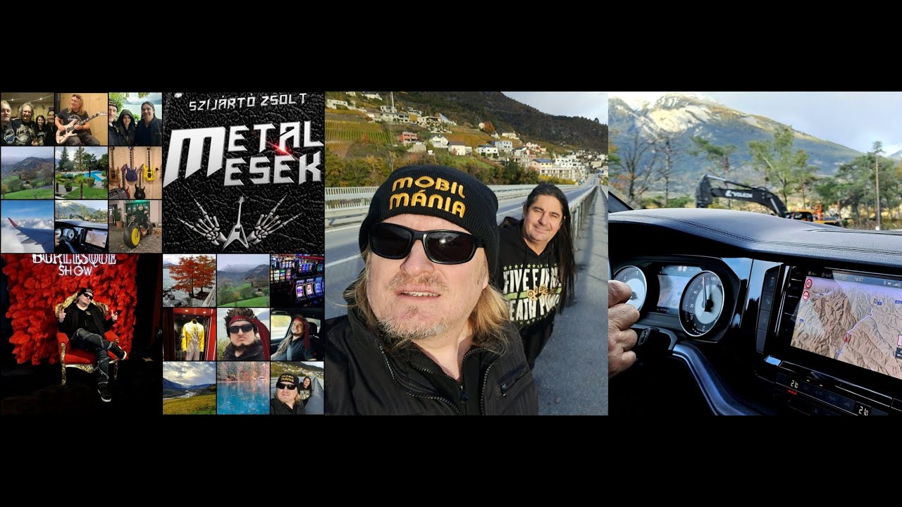 Metal Mesék 2025 Svájcban!Queen studió, Montreux, brutális kalandok, tájak,sztorik, bloodcow, Metál!