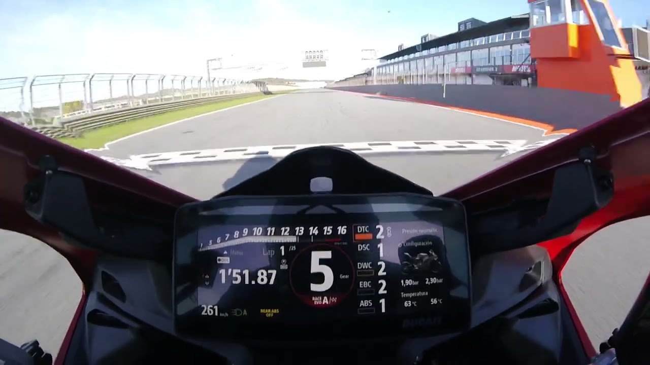 Track-day Valencia November 2025 -  On-Board Ducati Panigale V4 2025 - Fast Group - 1´49