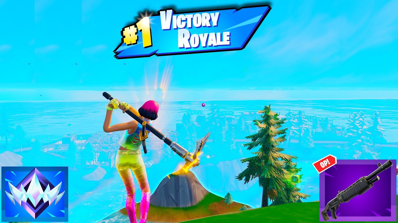Геймплей с высоким уровнем выбывания Unreal Ranked Fortnite 
