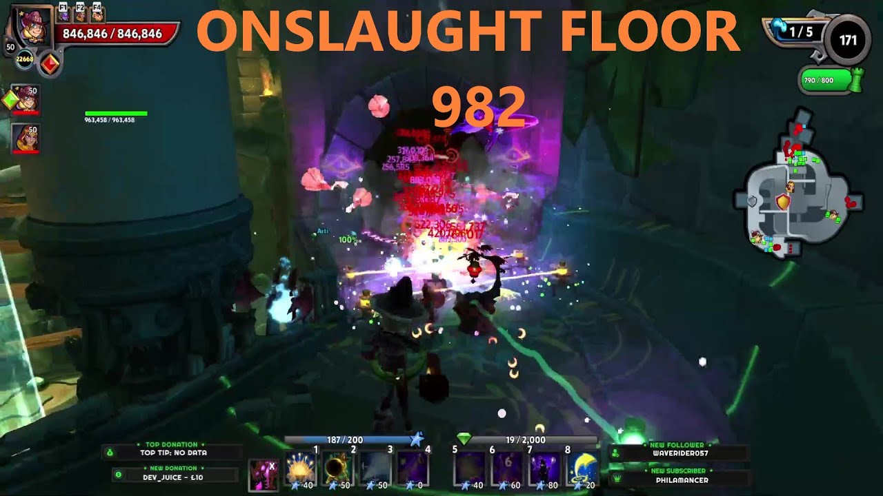 Dungeon Defenders 2 - Onslaught Floor - 982