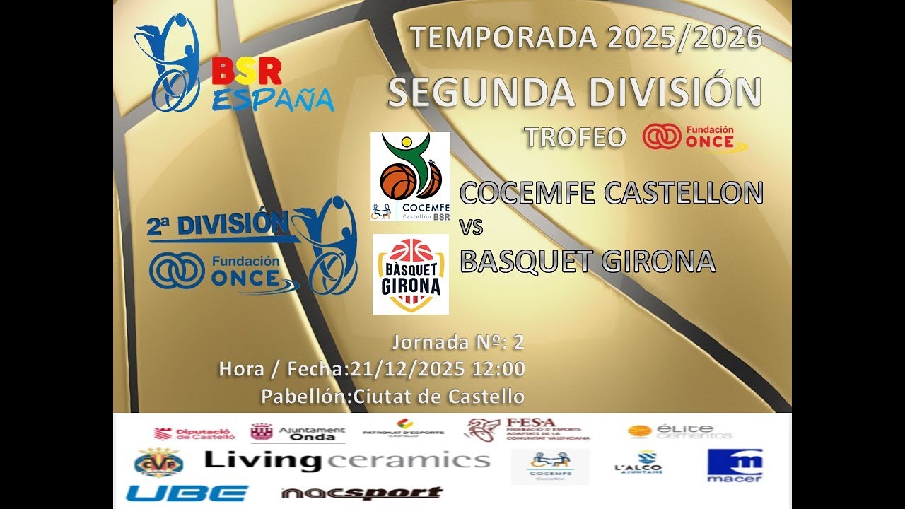 Cocemfe Catellon Basquet Girona