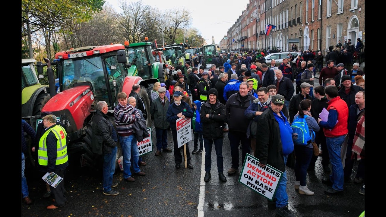 Live From Dublin! Farmers Take to the Streets!
