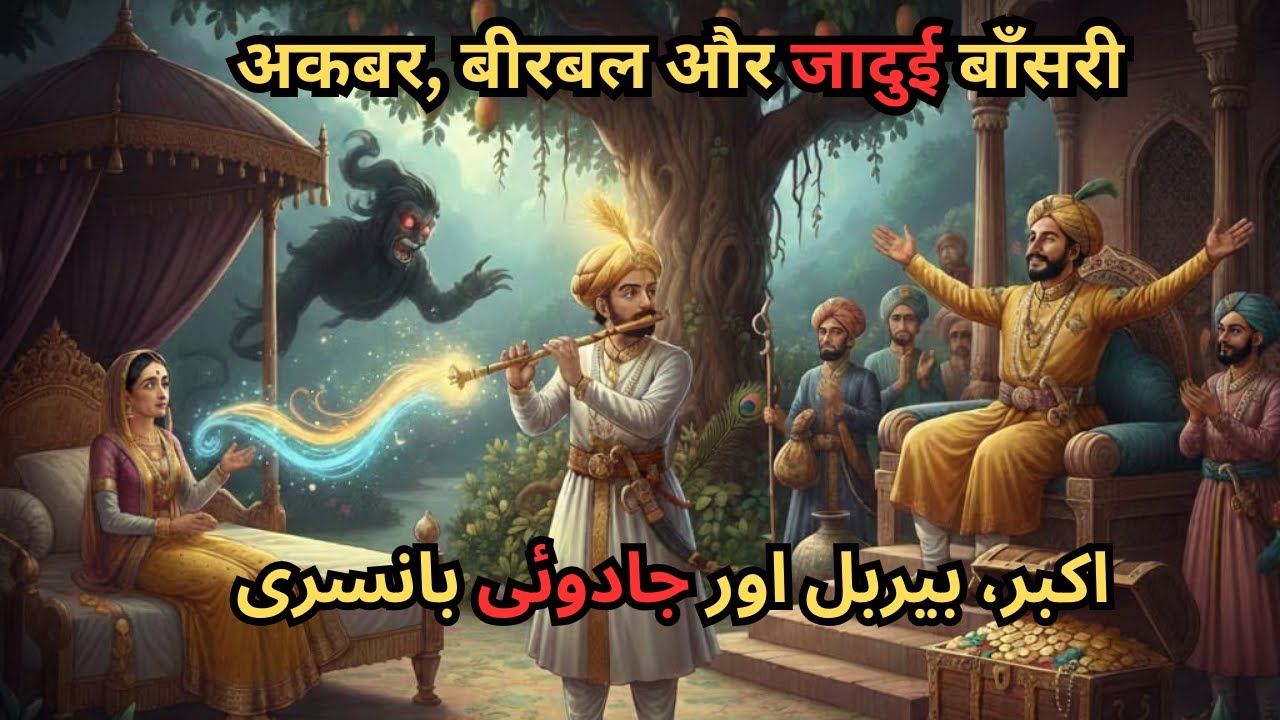 Badsha Akbar ka Shahi Darbar 🔥| अकबर बीरबल और जादुई बांसुरी🪄| The Clever Trap | Magical story