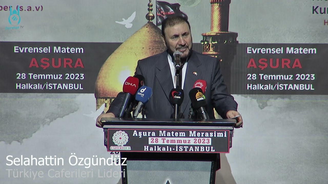 Türkiye Caferileri Lideri Selahattin Özgündüz'ün 2023 Aşura Matem Merasimi Konuşması