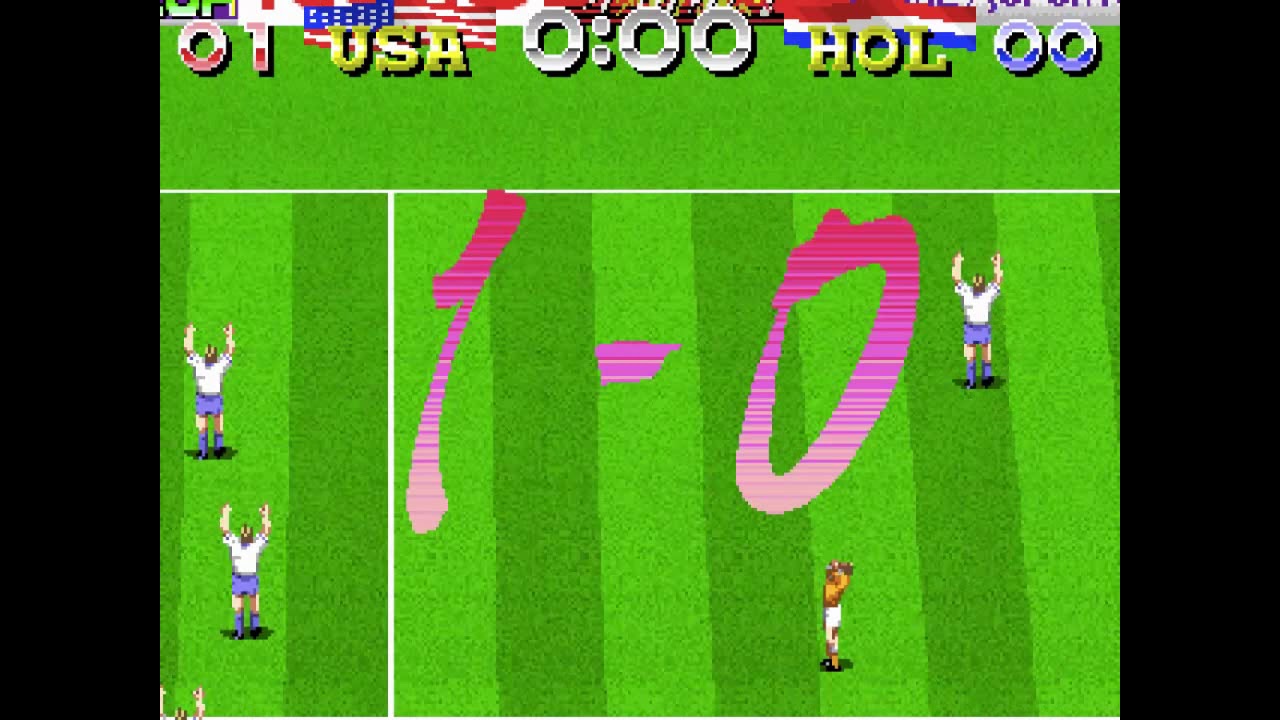 Tecmo World Cup '94 Longplay (Arcade Game) -