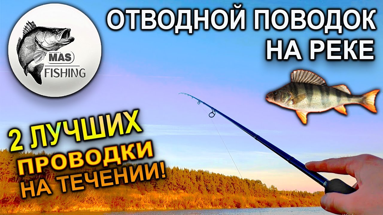 ОТВОДНОЙ ПОВОДОК - ТЕХНИКА и ПРОВОДКИ для холодной воды. Как поймать окуня на реке?