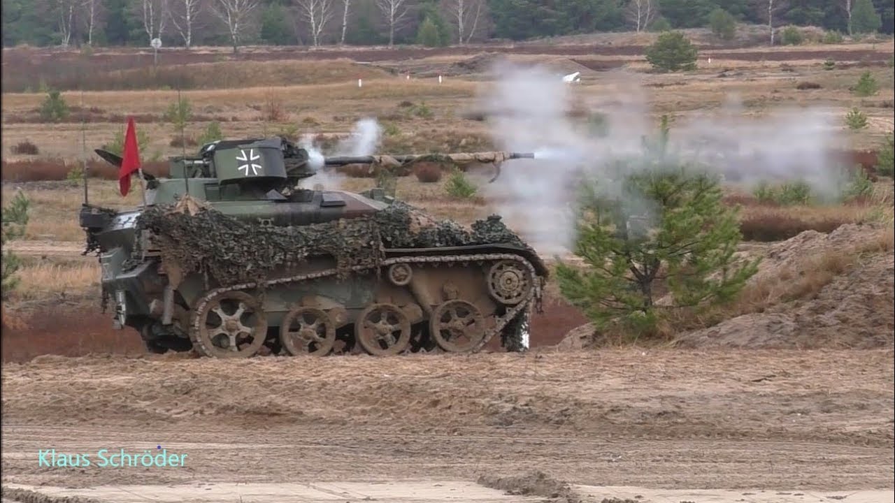 Wiesel Gefechtsschie&szlig;en mit MK 20 Griffin Sword