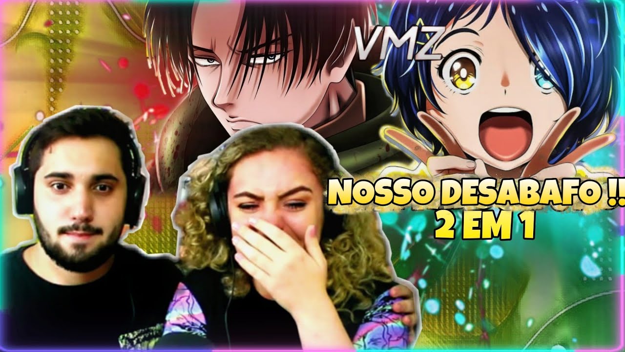 REACT-|2 em 1|- Capitão Levi e Inabalável| VMZ