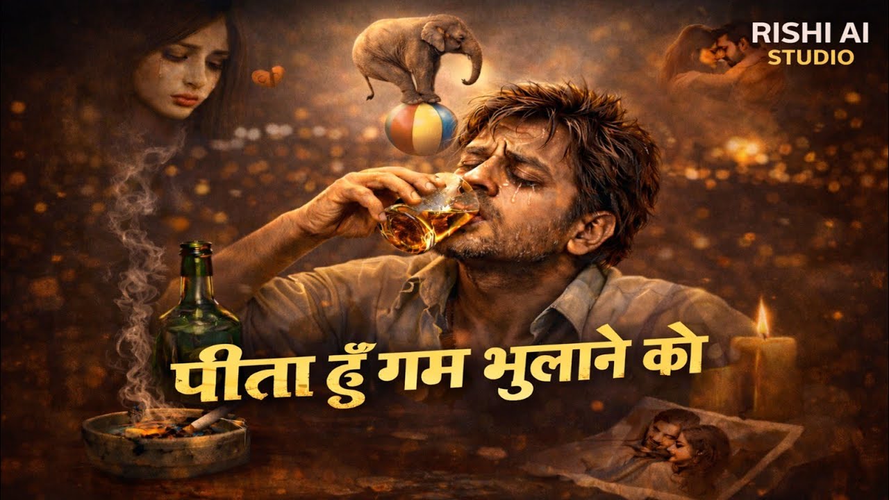 Pita Hu Gam Bhulane Ko 💔 | Heart Touching Hindi Sad Song | New Song