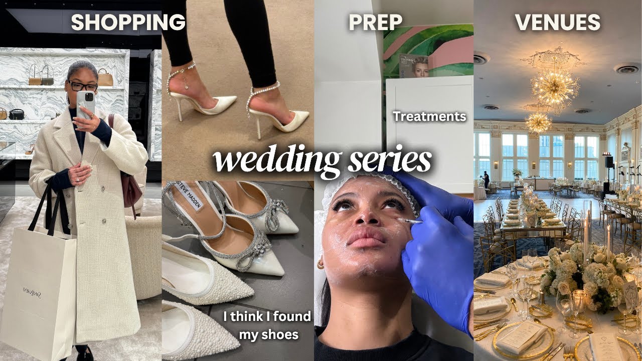 Wedding Series Ep.1 | Venue Tours, Bridal Shoes, Face Treatments & Bridal Show
