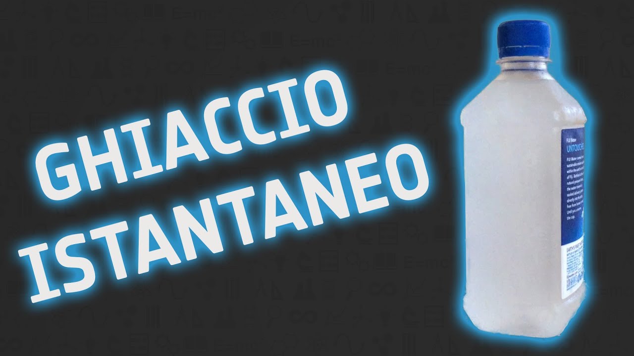 Ghiaccio istantaneo...! (ft. La Chimica per tutti)