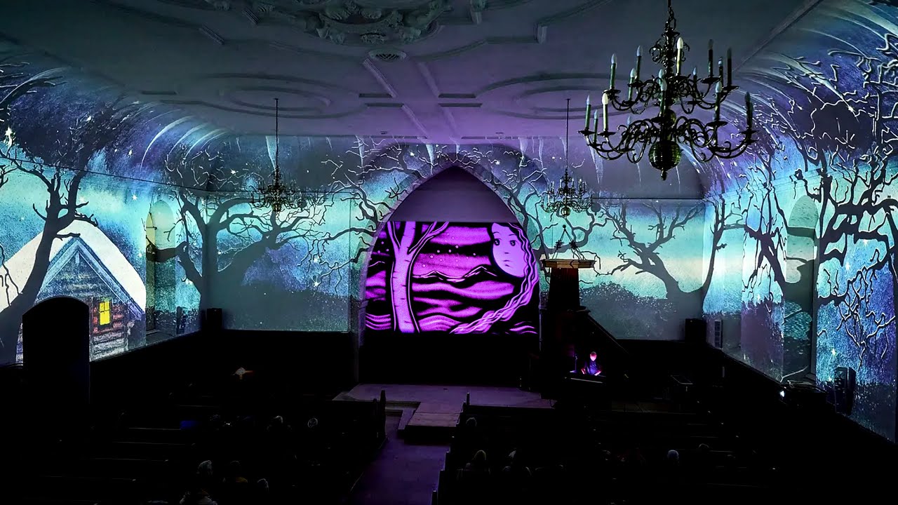 Cedric Cassimo - Légendes suisses - Morat festival des lumières (animation de sable et mapping)