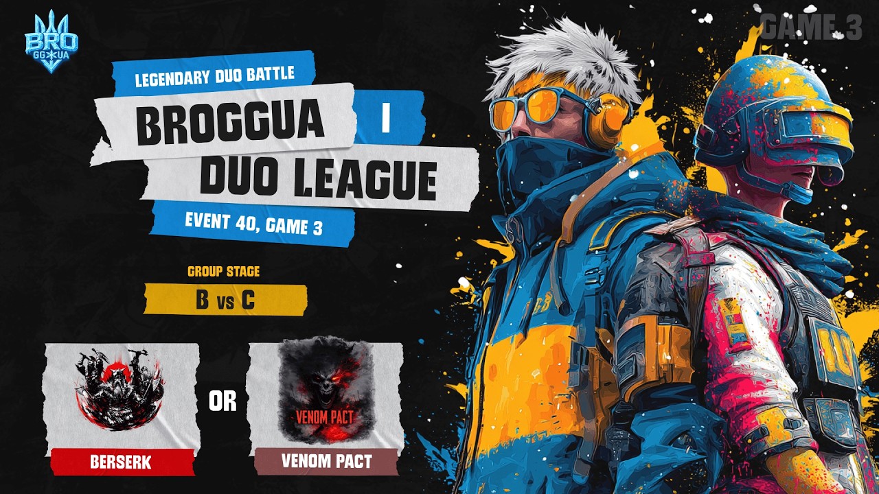 🏆 DUO LEAGUE: Legendary Duo Battle | Сезон 1 — B vs C | Taego | Гра 3 | BRozoraTV & sedo_i