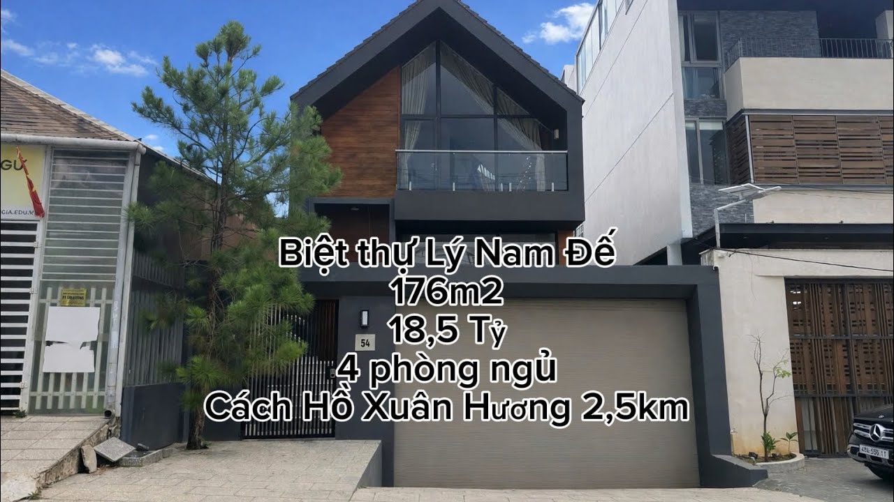 Biệt thự trung tâm Đà Lạt. Khu dân trí cao, giá 18,5 Tỷ. Cách Hồ Xuân Hương 2,5km