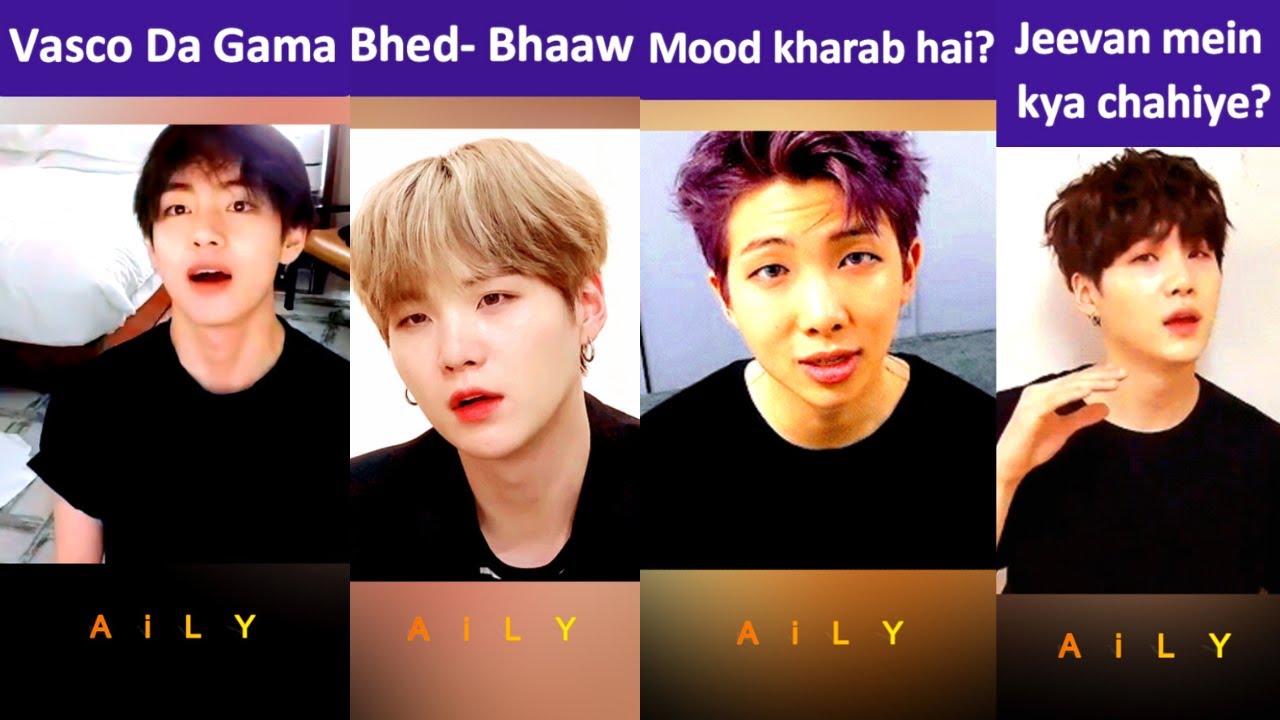 #BTS Hindi Tik Tok // All members funny videos ❤️😍😘💜❤️💛