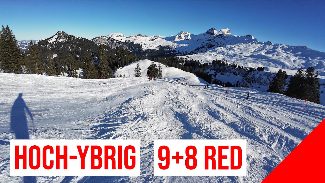 Hoch-Ybrig, 9+8 🔴 RED - ROT (Laucherenstöckli - Seebliboden) #1 🇨🇭