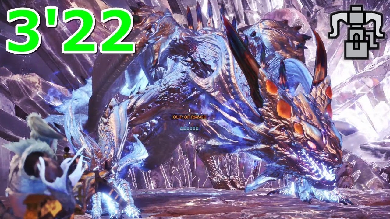 【MHW】歴戦王ゼノ・ジーヴァ 3分22秒討伐! ソロ【ヘビィボウガン】