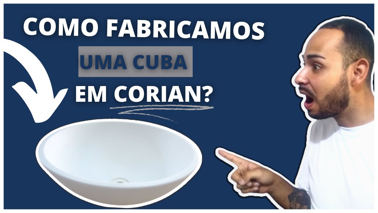 Como moldamos uma cuba em (Corian) - Avitá Design
